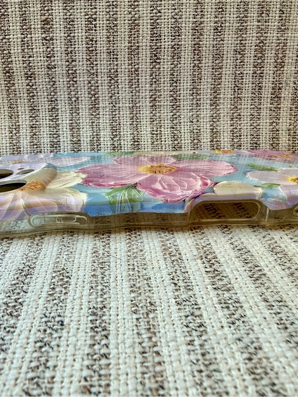 Pretty Floral Pastel Phone Case - Pink & White Flowers for IPhone 16 Pro Max